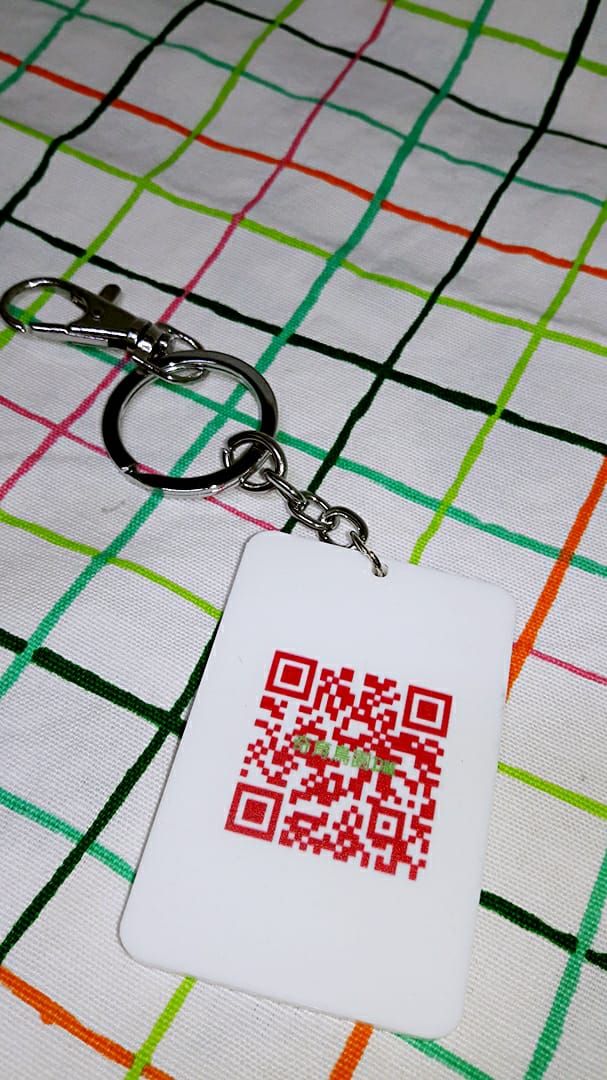客製化QRcode專屬鑰匙圈